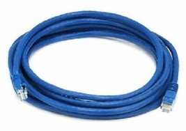 15ft. Blue High Quality Cat6 550MHz UTP RJ45 Ethernet Bare Copper Network Cable - £7.17 GBP