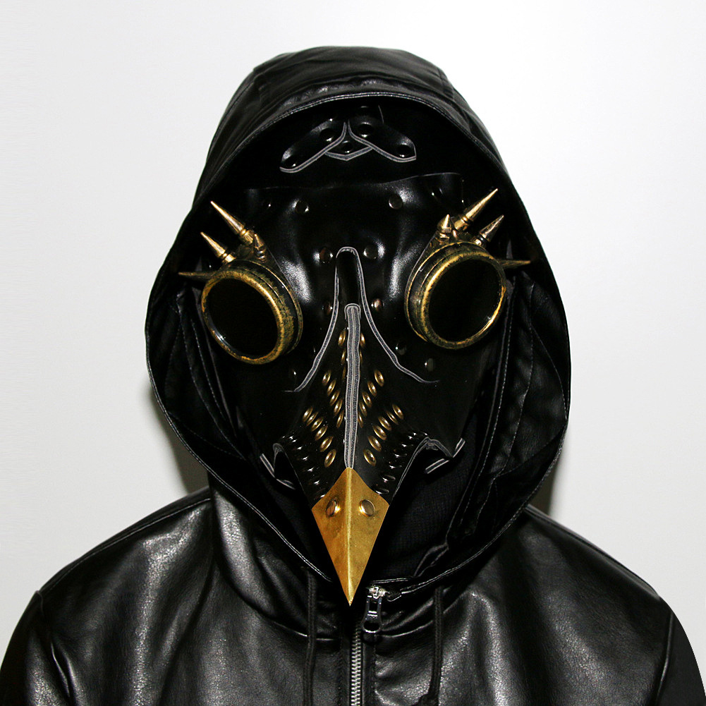 Steampunk Plague Birdface Mask Halloween Prom Party Props  Headwear Headgear