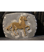 Handmade German silver unicorn belt buckle- NEW - £26.26 GBP