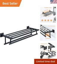 Stainless Steel 20-Inch Wall-Mount Towel Holder with Double Bars in Matt... - $77.99