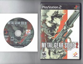 Metal Gear Solid 2 Sons Of Liberty PS2 Game PlayStation 2 Disc And Case - £15.38 GBP