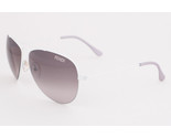 Fendi 5119 106 White / Gray Gradient Aviator Sunglasses FS5119 62mm - £112.73 GBP