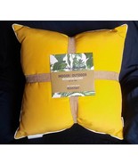 NEW TOMMY BAHAMA 2 Yellow Outdoor Throw Pillows Mildew Fade Water Resistant - $89.09