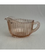 Vintage Queen Ann Pink Depresssion Glass Creamer Pitcher - $20.75