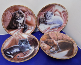 1994 The Bradford Exchange Decorative Porcelain Plates Cats Kittens Ron ... - £35.02 GBP