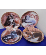 1994 The Bradford Exchange Decorative Porcelain Plates Cats Kittens Ron ... - £35.49 GBP