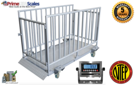 Prime USA Scales OP-930 7&#39; x 5&#39; Livestock Cattle Cage system  - $6,999.00
