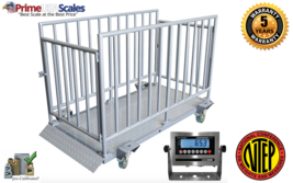 Prime USA Scales OP-930 7&#39; x 5&#39; Livestock Cattle Cage system  - £5,594.69 GBP