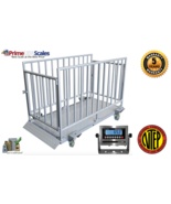 Prime USA Scales OP-930 7&#39; x 5&#39; Livestock Cattle Cage system  - $9,604.25 CAD