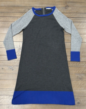 Eliza J GrayBlue Color Block Sweater Dress - Size S - $22.44