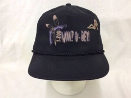 trucker hat baseball cap 1-800 Win? U-Bet retro vintage rare rave nice SnapBack - £31.45 GBP