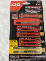 NEW SKIL 94913 Jigsaw Blade U &amp; T/U shank 12 pc set w/ ugly blade MISSING 1 - $15.00