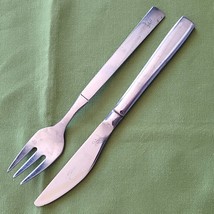 American Airlines Stainless Flatware Knife and Fork Vintage Fork is Oneida - £5.46 GBP