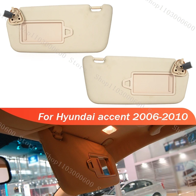 For Hyundai Accent 2006 2007 2008 2009 2010 Car Interior Roof Sun Visor - £58.56 GBP+