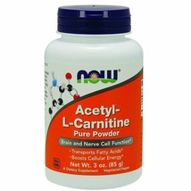 Now Supplements, ALC (Acetyl-L-Carnitine) Powder, Brain and Nerve Cell Functi... - £19.60 GBP