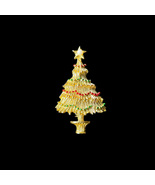 Vintage Christmas Tree Brooch - £11.81 GBP