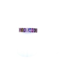 Natural Multicolored Sapphire Ring 6.5 14k Gold 5.28 TCW Certified $3,950 217061 - £1,567.49 GBP