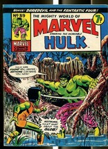 Mighty World Of Marvel #89 1974-HULK-FANTASTIC FOUR-DAREDEVIL-KIRBY-UK Comic Fn - £28.45 GBP