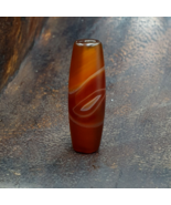 Vecchia perla di agata rossa mediorientale dell&#39;occhio naturale yemenita... - €63,58 EUR