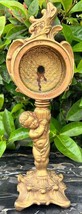 Vintage Statue Figural Cherub Putti Clock Case Spelter Metal Mid Century Modern - $61.75