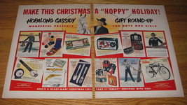 1950 Hopalong Cassidy Products Advertisement - Hoppy Holiday - £14.78 GBP