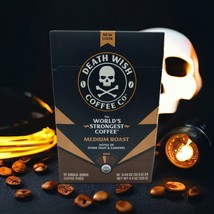 Death Wish Coffee, Medium Roast Single-Serve Coffee Pods, 10 Count EXP 8/24 - £12.52 GBP