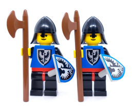 Lego ® Vintage Castle/Knights Black Falcon Lot x2 Soldiers Minifigures - £23.52 GBP