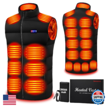 Ramarmro Men's Heated Vest, 23 Zones, 20000mAh Battery, Neck &amp; Body Heat - $85.71