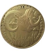 Himmelssymbole: Widder-Fantasy-Medaille für Astrologie-Enthusiasten - $18.66 CAD