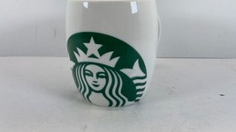 Starbucks Classic Logo Coffee Cup White And Green 2010 - $9.85