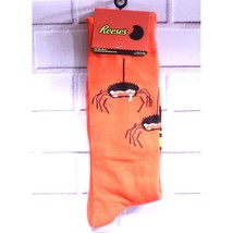 Halloween, Horror- Reese&#39;s Halloween Orange Socks With Spider Design 6-12 - $165.54 MXN