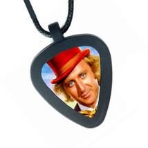Willy Wonka Original Gene Wilder Pickbandz Mens Womens Guitar Pick Necklace - £9.80 GBP