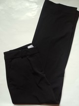 LIZ CLAIBORNE Sophie Dress Pants Womens Size 6 Petite Black Slimming Panel Stret - £17.20 GBP