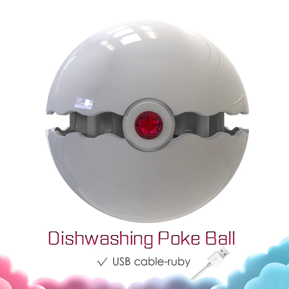 Ball Portable Ultrasonic Dishwasher Mini USB Washing Machine Wireless Si... - $43.22+