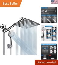 Shower Head Combo,8 Inch High Pressure Rain Shower Head with 11 Inch Adj... - $104.72