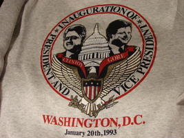 Vintage 1993 Clinton-Gore Inauguration Sweat Shirt Men’s XL - £12.54 GBP