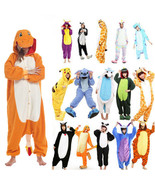 Unisex Adult Animal Pyjamas Halloween Cosplay Costumes Jumpsuit Cute Sle... - £12.67 GBP