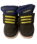 Adidas Boys Hoops 2.0 Mid GZ7799 Black Basketball Shoes Sneakers Size 4K - £25.72 GBP