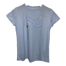 Under Armour Girl T-Shirt Blue Crew Neck Strength And Heart Set Me Apart Youth L - £12.14 GBP