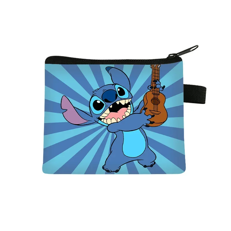 Disney Stitch Wallet Kawaii Lilo Stitch Coin Purse Cartoon Children Port... - $1.60