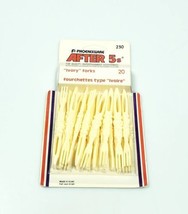 PhoenixWare After 5’s “Ivory” Appetizer Picks Forks Barware Tiki 20 Piece NOS  - £10.82 GBP