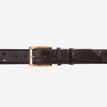 The Infanta Black Spike Leather Belt image 2