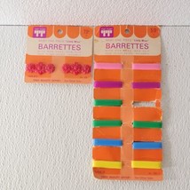 Vintage Tip - Top Little Miss Plastic Barrettes Multicolor - Original Package - $49.40