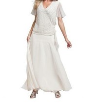 Mother of Bride Groom Women&#39;s Wedding evening formal gown dress plus 16W... - £111.64 GBP
