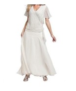 Mother of Bride Groom Women&#39;s Wedding evening formal gown dress plus 16W... - $2,665.34 MXN
