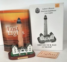 SHINNECOCK BAY NY Lighthouse Lefton Historic American Lost Lights 819/50... - £24.56 GBP