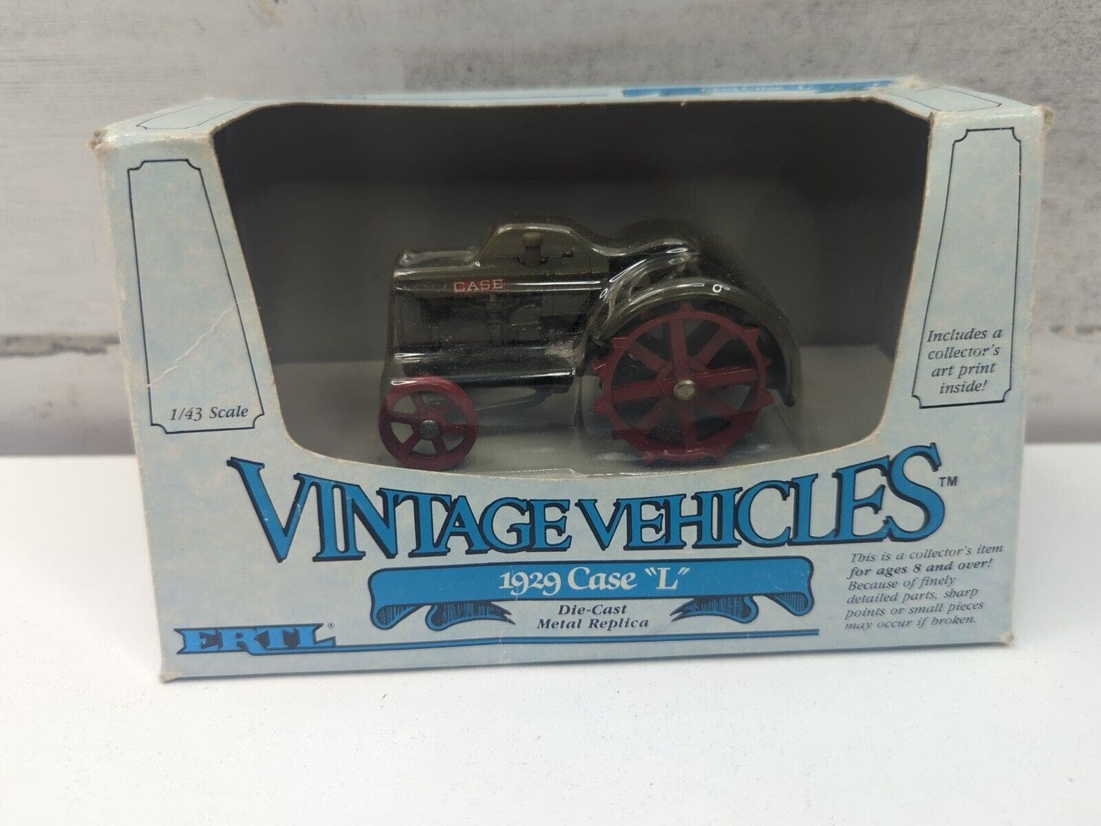 Primary image for Case 1929 Model L Tractor 1:43 Ertl Toy #2554 Vintage Vehicles 1988 Die Cast NIB
