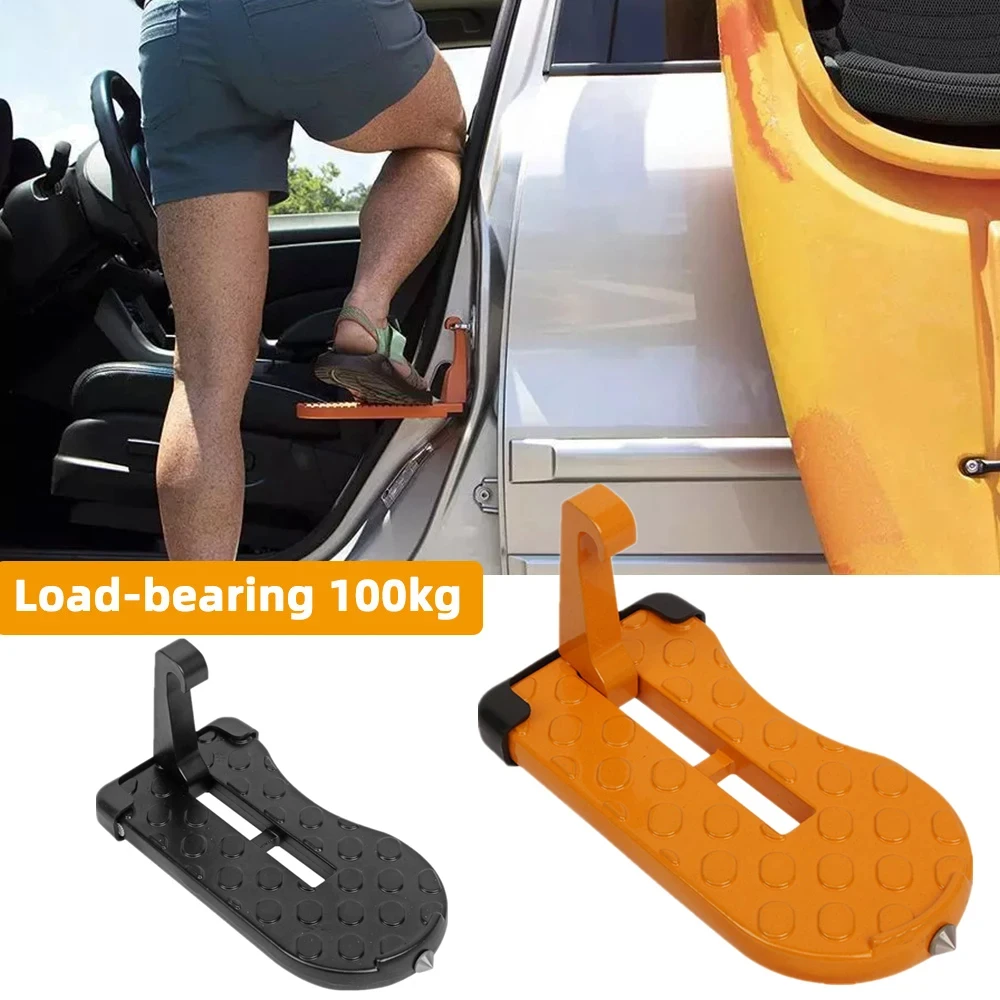 Universal Foldable Car Roof Rack Step Car Door Step Latch Hook Auxiliary... - $7.93