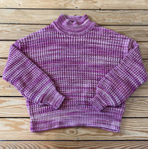 gap NWT women’s Mock Neck pullover sweater size SP pink K6 - £15.59 GBP