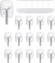 30 Hooks 40 Clear Small Wire Toggle Hooks Value Pack Organize Damage Fre... - £29.00 GBP
